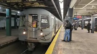 NYC Subway: R68A Schoolcar on the C Line at Hoyt Schermerhorn Sts