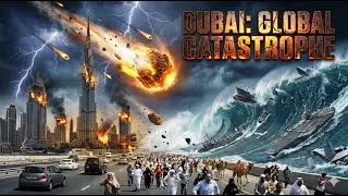 DUBAI WIPED OUT: Giant Meteor Impact & 1600ft Mega Tsunami Destroys Burj Khalifa [AI Movie]