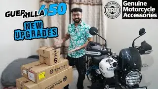 Guerrilla 450 New Upgrades & Original Accessories || K2K Pro #royalenfieldaccessories #guerrilla450