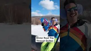 Join me on the ultimate winter road trip through Qu&eacute;bec! ❄🚗#destinationcanadapartner #explorecanada