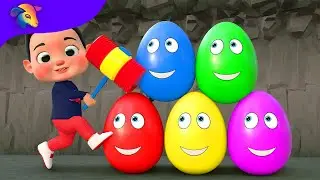 Surprise Eggs Kids Song | BluLoo Nursery Rhymes & Kids Songs