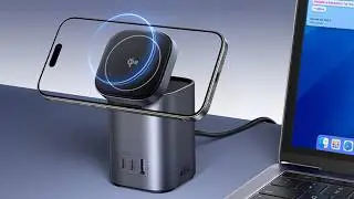 Беспроводное зарядное устройство 2-in-1, 2xUSB C+1xUSB, 65W,  X555 (55321) UGREEN