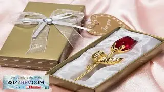 Eternal Red Rose Glass Flower in Gift Box Romantic Anniversary Valentine's