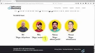 WP Content Discovery Review - Training Video