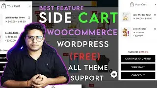 Add WooCommerce Side Cart in WordPress eCommerce Website  | Ajax Side Cart Plugin integration