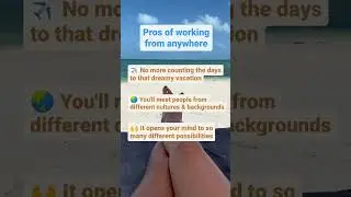 Work from anywhere! #shorts #locationindependent #remotework #workfromhome