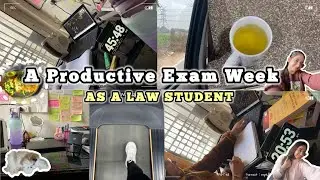📚EXAM WEEK 📕 A Productive Exam Week As A Law Student 👩&zwj;🎓 