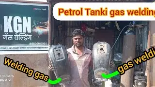 #Gas welding #petrol #Tanki #gas welding kaise kiya jata hai
