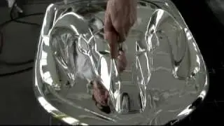 Spray on chrome paint Dodge and Viper logos by Creations n' Chrome