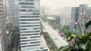 আল্লাহ তাআলার বিশেষ রহমতের একটি মুহূর্ত! #bangladeshiinchina #rain #praytoallah #rainseason