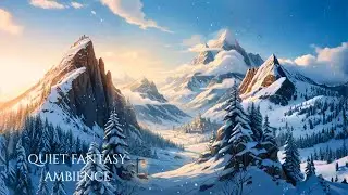 Silent Snowy Castle in Another World ❄️🏰 | 30 Minutes Quiet Fantasy Ambience