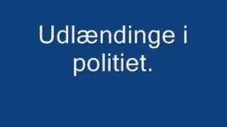 Udl&aelig;ndinge i politiet