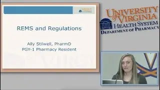 REMS and Regulations: Tech Talk by Ally Stilwell