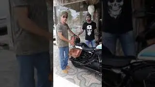 Alforges em couro para Harley Davidson por Toninho Bufalo Bill