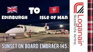 On Board Loganair&lsquo;s ERJ-145! Engine Start, Taxiing, Full Takeoff & Landing.