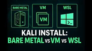 Kali Linux Setup: Bare Metal vs VM vs WSL — Which to Choose?