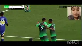 Jugando fifa  con pabli&ntilde;o