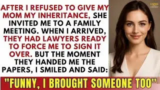 After I Refused To Give My Mom My Inheritance, She Invited Me To A Family Meeting. When I Arrived...
