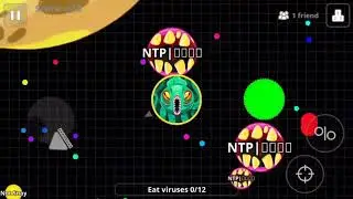 Agar.io Mobile Duo Takeover//Kraken//VanishSplit//Kira Gaming//