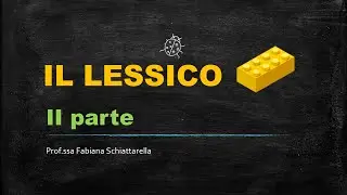 Lessico II parte
