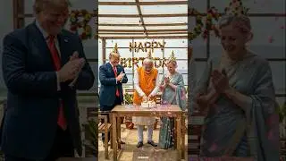 Trump come to celebrate PM Modi birthday #like #trending