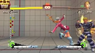 PS4 USF4 - Messing around in training mode