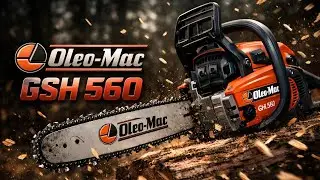 Oleo-Mac GSH 560 Kicsomagolás és Próba! (1)