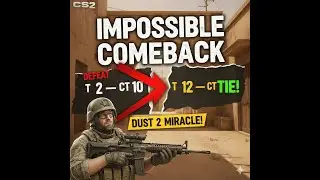 Our Team Was Done... Then This Happened. CS2 Dust 2 Tie!