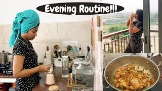 Evening Routine✨ || Chicken Curry for dinner😋 || Cleaning and organising things✨