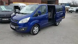 FORD TRANSIT CUSTOM SWB KOMBI/CREWVAN LTD MODEL SAT/NAV 16 REG &pound;12995 NO VAT 0161 432 3679 SK56PH