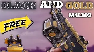 FREE EPIC "M4LMG - BLACK AND GOLD" SKIN !! BEST FREE EPIC SKIN IN CODM