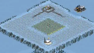 Red Alert 2 | Yuri's Revenge | 7 vs 1 | WWII New Map Edit by Zoom 3000 Map Extra Hard AI