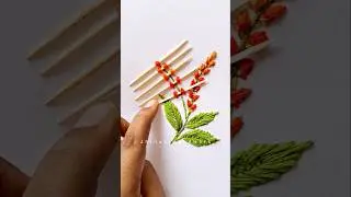 Most creative flower embroidery tips #shorts #trending #viral #new #shortsfeed #ytshorts