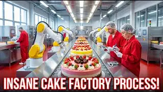 Inside Modern Cake Factory | Cake Production Line Explained (full process)