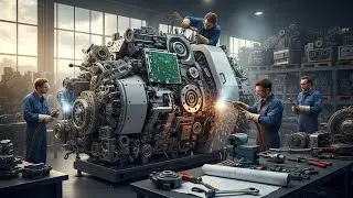 Turning Scrap Machines into a Fully Working Factory Machine | Industrial Transformation