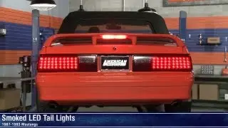 Mustang Smoked LED Tail Lights (87-93 All) Review