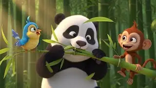 Un beb&eacute; panda de Minecraft rod&oacute; por el bosque | Canciones Infantiles y Rimas para Ni&ntilde;os