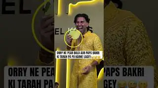 Orry at the Esquire Magzine's Diwali Party 😂