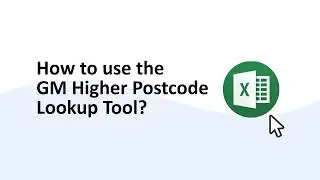 GM Higher Postcode Lookup & Activity Register Creator Tutorial