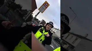 Police confrontation speed gun