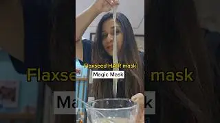 flaxseed hair gel/mask really work? #hairmask #flaxseed #haircare #trending #shorts #haircare #hair