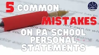 5 COMMON MISTAKES #PREPA Students Do In Their PERSONAL STATEMENTS!