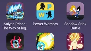 Saiyan Prince: The Way of leg&hellip;,Power Warriors,Shadow Stick Battle,Dragon World Saiyan Fighter Z