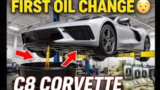 Моя ПЕРВАЯ замена масла на Corvette C8&hellip; стоимость, процесс и реальность 😳