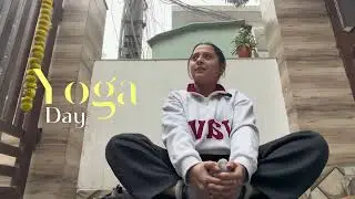 Day -2. Mini vlog homework out and yoga 