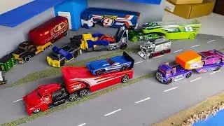 Super Rigs Collection Hot Wheels haul Terarion Wingstorm Speedway hauler blaster raijin express