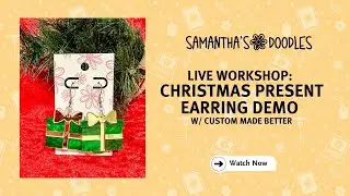 Christmas In July - Christmas Present Earring Class in Adobe Illustrator