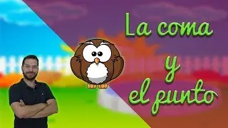 EL punto y la coma.  Lengua en primaria. Aprendo y me divierto con Miguel y sus amigos