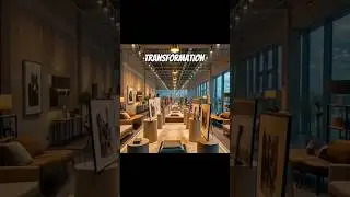 Showroom transformation time lapse #trending #ai