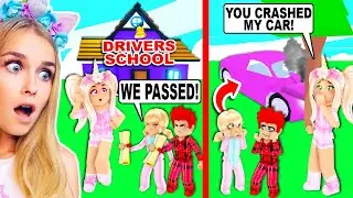 We Sent Our Kids To DRIVERS SCHOOL And THIS Happened In Adopt Me! (Roblox)
